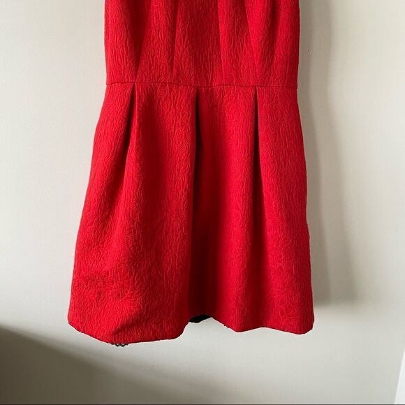 MOULINETTE Soeurs -Lipstick Red Nipped Dress - Picture 10 of 16